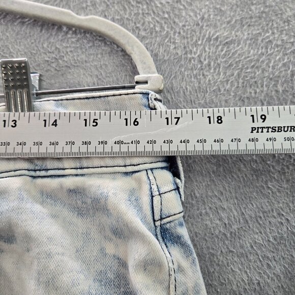 True Religion Men Jeans 32‎ Blue Acid Wash Skinny Denim Mid Rise 33" Inseam - Picture 2 of 12